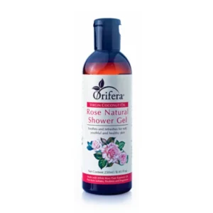 Virgin Coconut Oil Rose Natural Shower Gel